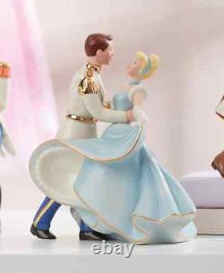 Lenox Disney Cinderella & Prince Charming Figurine Wedding Cake Topper Waltz NEW