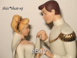 Lenox Disney Cinderella & Prince Gold Wedding Day Cake Topper Figurine