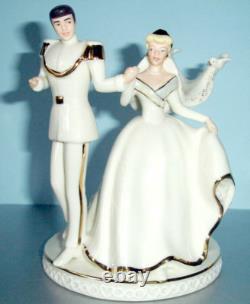Lenox Disney Cinderella & Prince Magical Moment Wedding Cake Topper Figure New