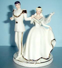 Lenox Disney Cinderella & Prince Wedding Cake Topper Figurine Magical Moment New