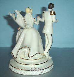 Lenox Disney Cinderella & Prince Wedding Cake Topper Figurine Magical Moment New