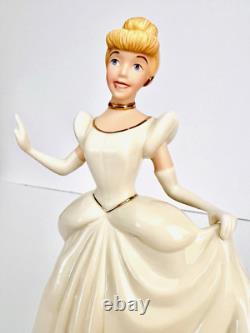 Lenox Disney Cinderella Princess Figurine 24 K Gold Trim & Ivory China Brand New