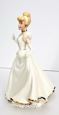 Lenox Disney Cinderella Princess Figurine 24 K Gold Trim & Ivory China Brand New