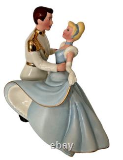 Lenox Disney Cinderella and Prince Charming Dancing Figurine 6 Inch New in Box