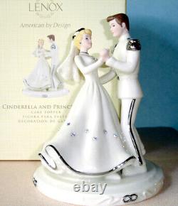 Lenox Disney Cinderella and Prince Love Wedding Day Cake Topper Figurine New