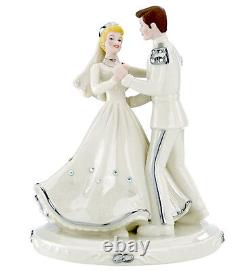 Lenox Disney Cinderella and Prince Love Wedding Day Cake Topper Figurine New