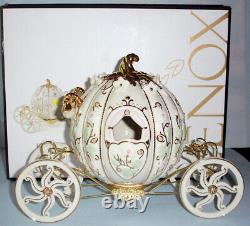 Lenox Disney Cinderella's Enchanted Coach Lighted Pumpkin 11L #868804 New