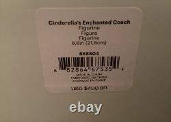 Lenox Disney Cinderella's Enchanted Coach Lighted Pumpkin Carriage Figurine NEW