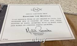 Lenox Disney Dancing the Maypole Cinderella Belle & Snow White Keepsake Box NEW