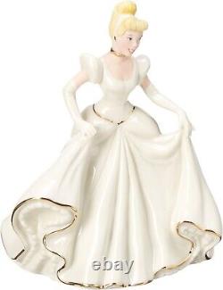 Lenox Disney Enchanted Evening Cinderella Figurine Princess Wedding Gown COA NEW