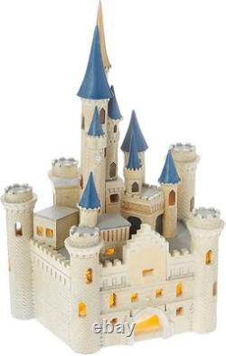 Lenox Disney Princess Cinderella's Lighted Castle Figurine Night Light 8.25 NEW