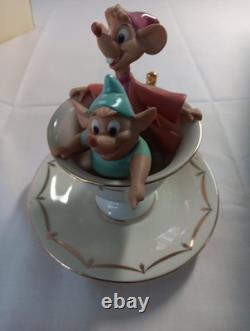 Lenox Disney Showcase Cinderella Tea Party Pals Gus & Jaq Figurine 802866 NEW