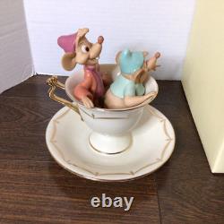 Lenox Disney Showcase Cinderella Tea Party Pals Gus & Jaq Figurine 802866 NEW