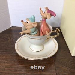 Lenox Disney Showcase Cinderella Tea Party Pals Gus & Jaq Figurine 802866 NEW