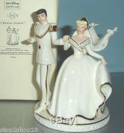 Lenox Disney Wedding CAKE TOPPER Cinderella & Prince Charming Magical Moment New