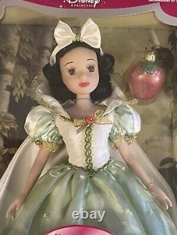 Lot Of 4 Disney Princess Brass Key Porcelain Dolls Snow White Cinderella