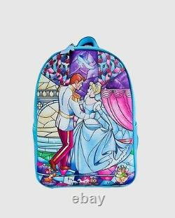 Loungefly Cinderella Backpack Stained Glass NWT Exclusive Disney