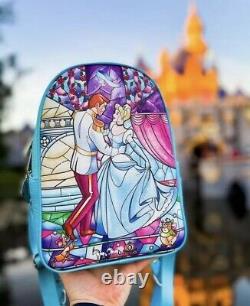 Loungefly Cinderella Backpack Stained Glass NWT Exclusive Disney
