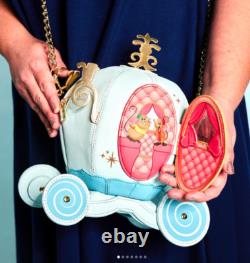 Loungefly DISNEY CINDERELLA PUMPKIN CARRIAGE Figural Handbag Bag STITCH SHOPPE