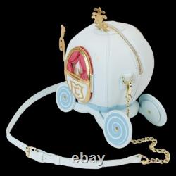 Loungefly DISNEY CINDERELLA PUMPKIN CARRIAGE Figural Handbag Bag STITCH SHOPPE