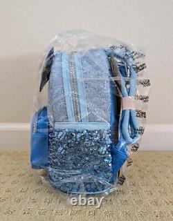 Loungefly Disney CINDERELLA Sequin Mini Backpack Blue NEW Ships ASAP