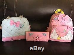 Loungefly Disney Cinderella 70th Anniversary Mini Backpack & Wallet Set