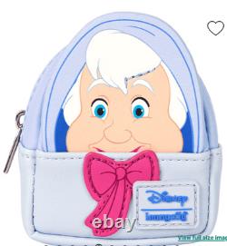 Loungefly Disney Cinderella 75th Anniversary Backpack Keychain Charm 6PCS SET