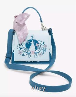 Loungefly Disney Cinderella Carriage Silhouette Handbag NEW