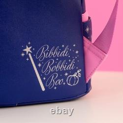 Loungefly Disney Cinderella Fairy Godmother Cosplay Mini Backpack and Wallet NWT