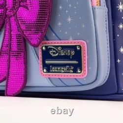 Loungefly Disney Cinderella Fairy Godmother Cosplay Mini Backpack and Wallet NWT