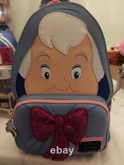 Loungefly Disney Cinderella Fairy Godmother Mini Backpack NWT