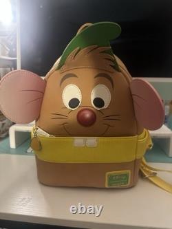 Loungefly Disney Cinderella Gus Gus Cosplay Mini Backpack Rare NWOT