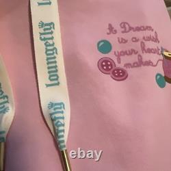 Loungefly Disney Cinderella Gus Jaq Pink Hoodie Sweatshirt Unisex Large