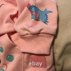 Loungefly Disney Cinderella Gus Jaq Pink Hoodie Sweatshirt Unisex Large