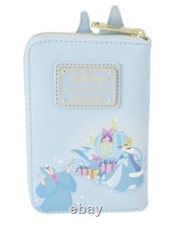 Loungefly Disney Cinderella Holiday Castle Wallet Exclusive New HTF