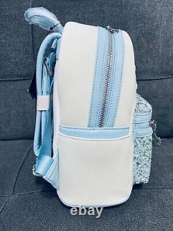 Loungefly Disney Cinderella Magical Carriage Sequin Mini Backpack NEW
