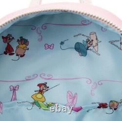 Loungefly Disney Cinderella Mice Dressmaker Mini Backpack EXCLUSIVE Brand New