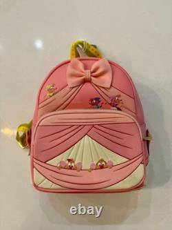 Loungefly Disney Cinderella Pink Dress Wallet & Mini Backpack BRAND NEW