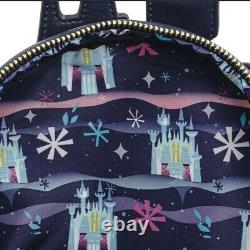 Loungefly Disney Cinderella Princess Castle Series Mini Backpack & Flat Wallet