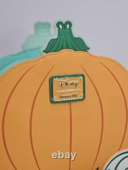 Loungefly Disney Cinderella Reversible Pumpkin Carriage Crossbody Purse NWOT