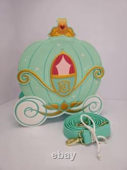 Loungefly Disney Cinderella Reversible Pumpkin Carriage Crossbody Purse NWOT