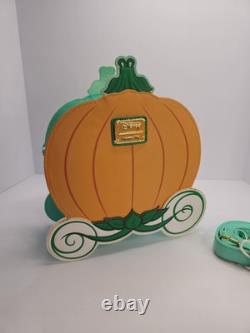 Loungefly Disney Cinderella Reversible Pumpkin Carriage Crossbody Purse NWOT