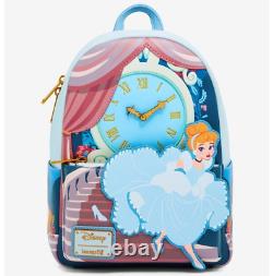 Loungefly Disney Cinderella Running From Ball Scene Mini Backpack new tag & Wrap