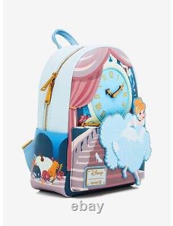 Loungefly Disney Cinderella Running From Ball Scene Mini Backpack new tag & Wrap