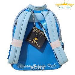 Loungefly Disney Cinderella Sequin Mini Backpack New