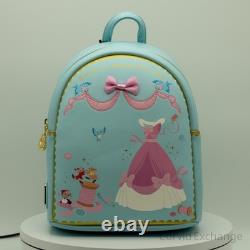 Loungefly Disney Cinderella Sewing Mini Backpack NWT BoxLunch Exclusive