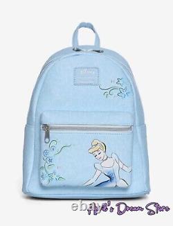 Loungefly Disney Cinderella Sketch Bag Mini Backpack & Cardholder Set