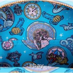 Loungefly Disney Cinderella Stained Glass Mini Backpack & Ears Set NWT PREORDER