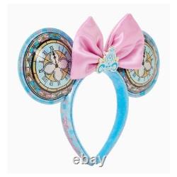 Loungefly Disney Cinderella Stained Glass Mini Backpack & Ears Set NWT PREORDER