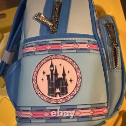 Loungefly Disney Cinderella Stained Glass Portrait Mini Backpack New with Tags